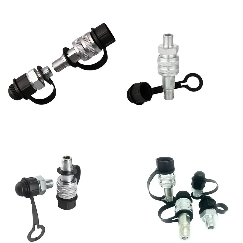 Pressure hydraulic quick connector jack quick replacement connector M16 * 1.5 thread ZG3/8 thread quick connection
