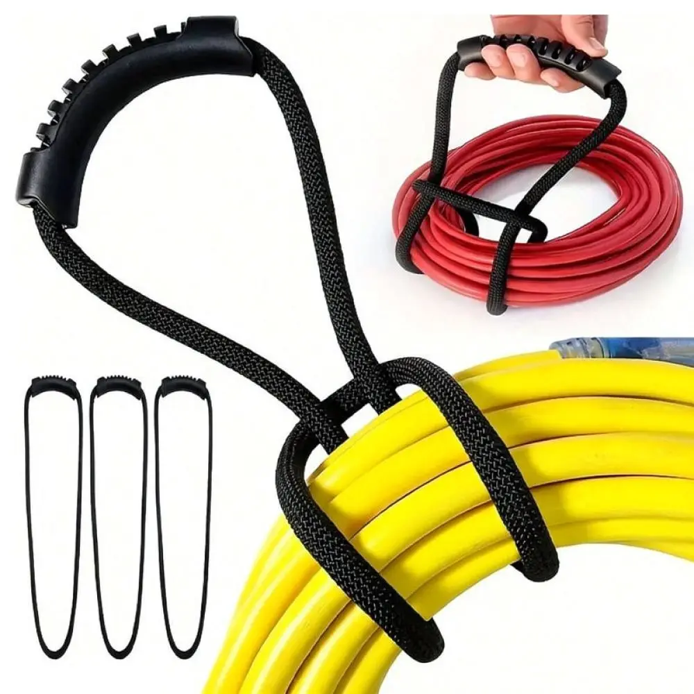 Adjustable Nylon Cable Tie Strap Portable Hanging Organizer For Garden Hoses Wires Garage Storage Tool Management Keeper