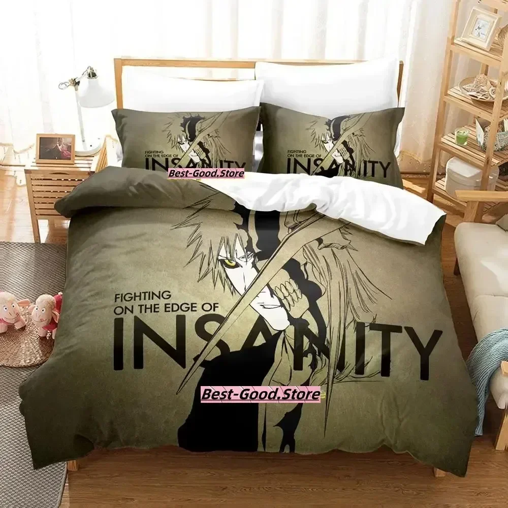 

2025 New Bleach Bedding Set Duvet Cover Sheet Printed Bed Set Pillowcase Bed Full Queen King Size Comforter Bedroom