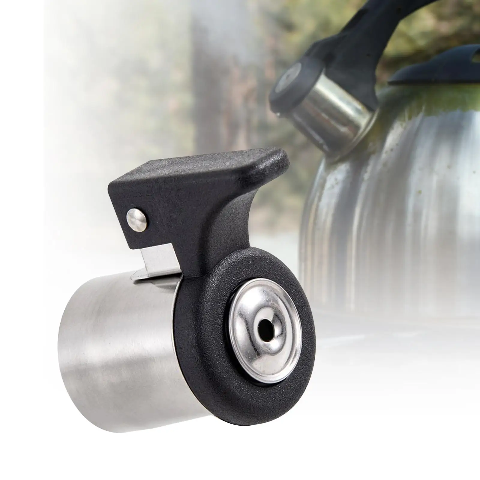 Loud Whistle Teapot Spout Warning Accessory Stainless Steel Nozzle for Cast Iron Tea Kettle Stovetop Safety
