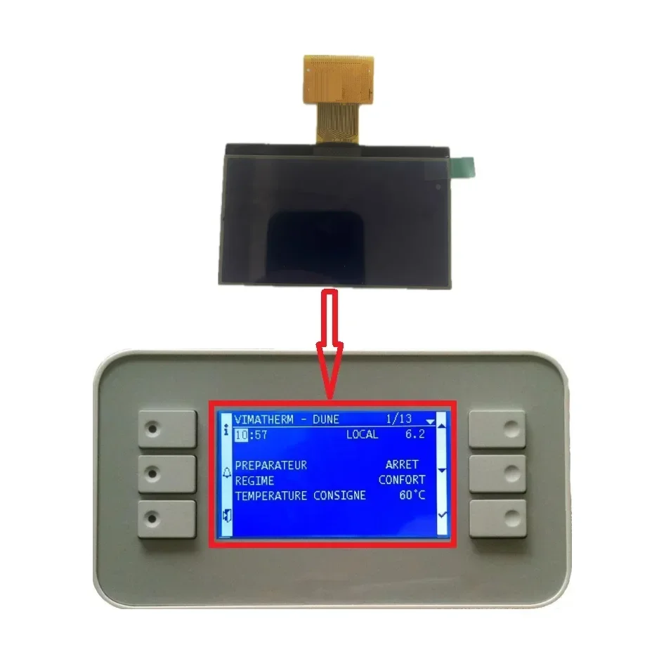 

LCD Display For SIEMENS POL871.72/STD S55626-H517-C100 CONTROLLER Screen Repair （No backlight）