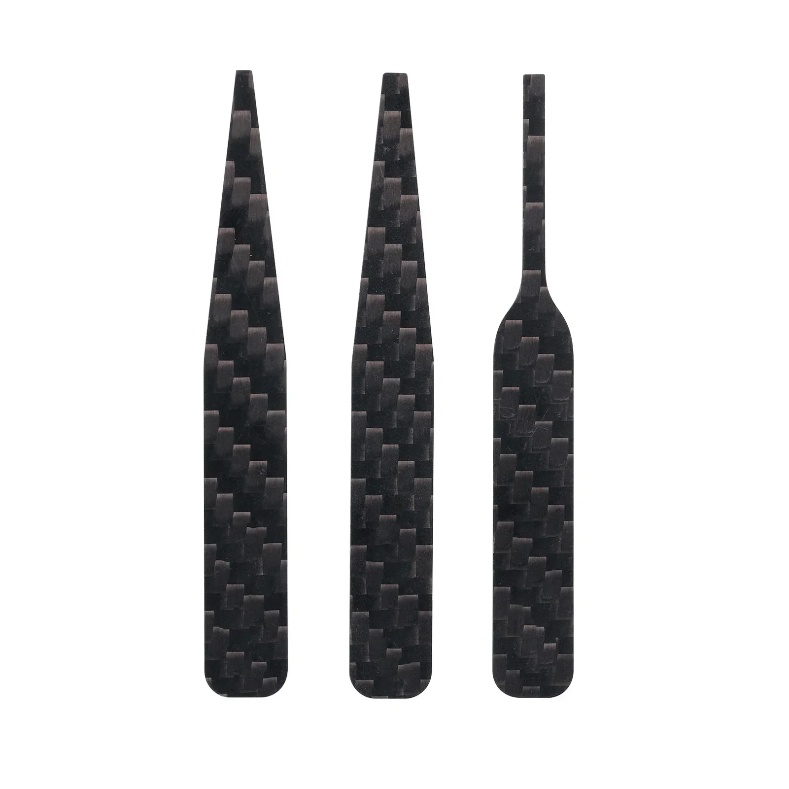New DSPIAE CFB-S01 CFB-S02 CFB-S03 Lrregular Carbon Fiber Sanding Stick Black 3Pcs/set Abrasive Tools
