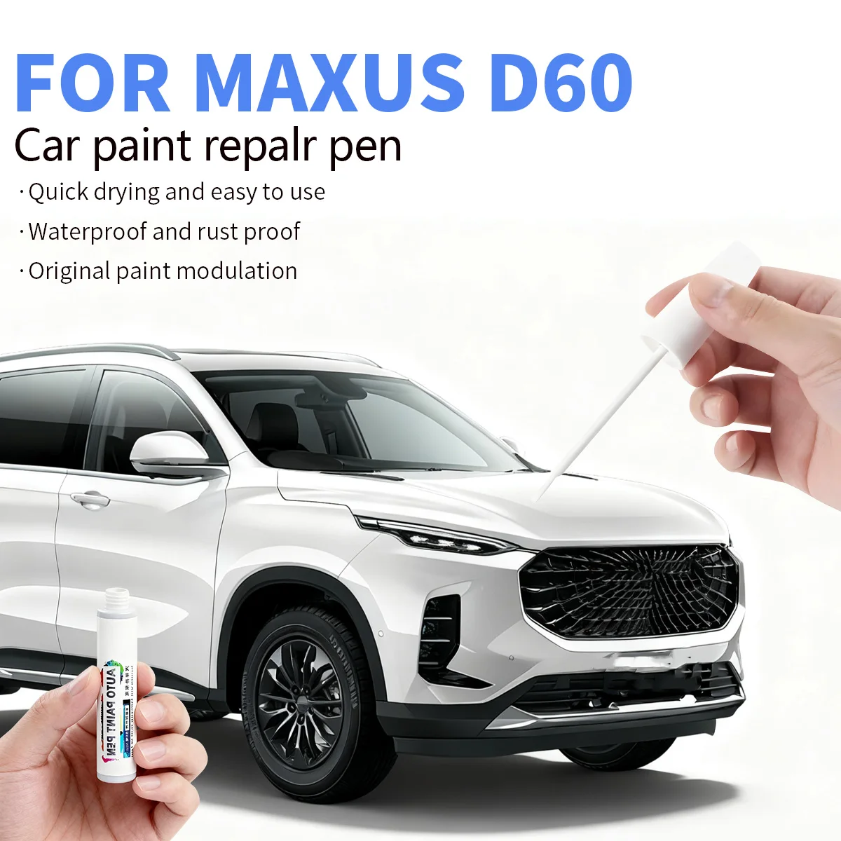 

Для SAIC Maxus D60 ручка для ремонта автомобильной краски, аксессуары, черный, коралловый, красный, оранжевый, полярный, серый, сапфир, синий, серебристый, белый, янтарь, золото