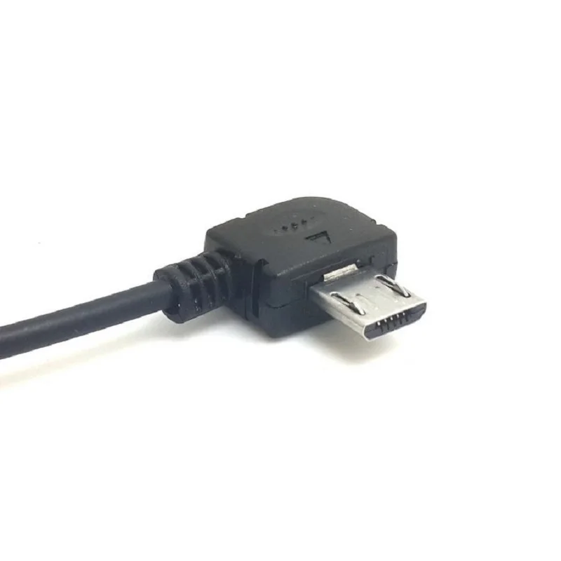 Micro usb macho a 3.5mm fêmea fone de ouvido jack usb ângulo ângulo adaptador cabo conversor-12cm
