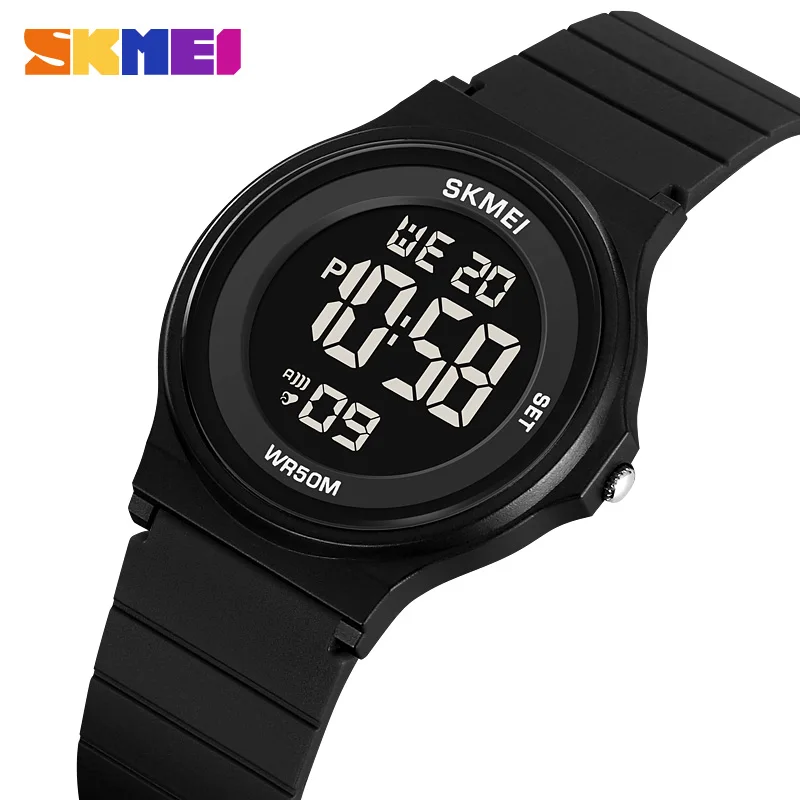 SKMEI Waterproof Kids Watches Alarm Clock Sport Children Watch For Boys Girls Luminous Student Digital Electronic Wristwatches