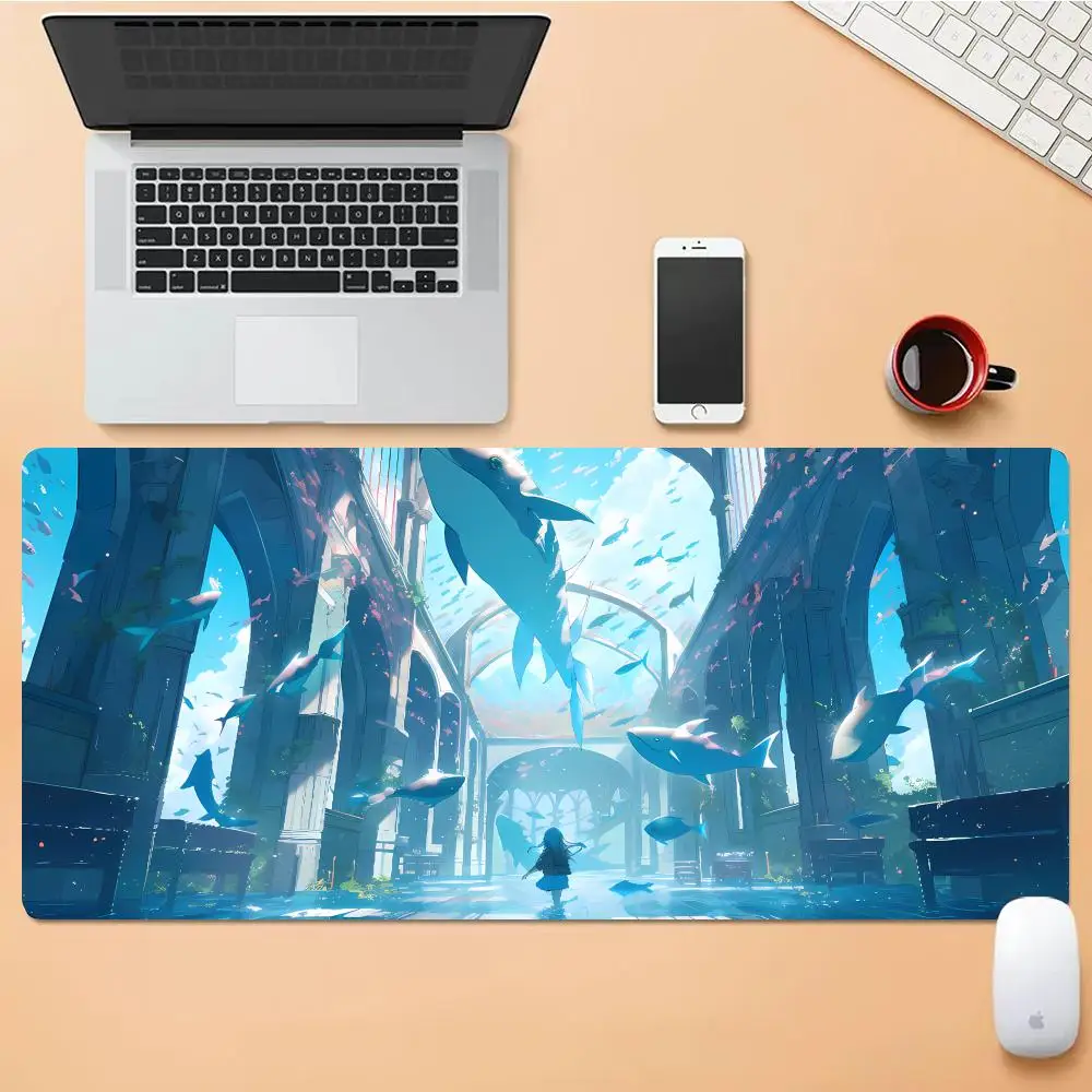 

The Magical World Of Meditation Mouse Pad Desk Mouse Pad Nice HD Desk Pad Extended Gaming Keyboard Mats Large Gamer Mouse Pad