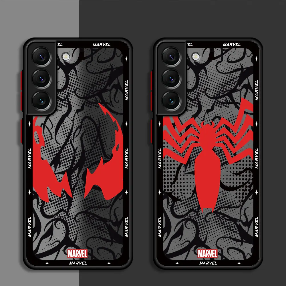 Marvel Spider Man Case for Samsung Galaxy A33 A72 A22 A32 A13 A24 A14 A73 A23 A53 A52 5G A54 A34 TPU Soft Matte Cover