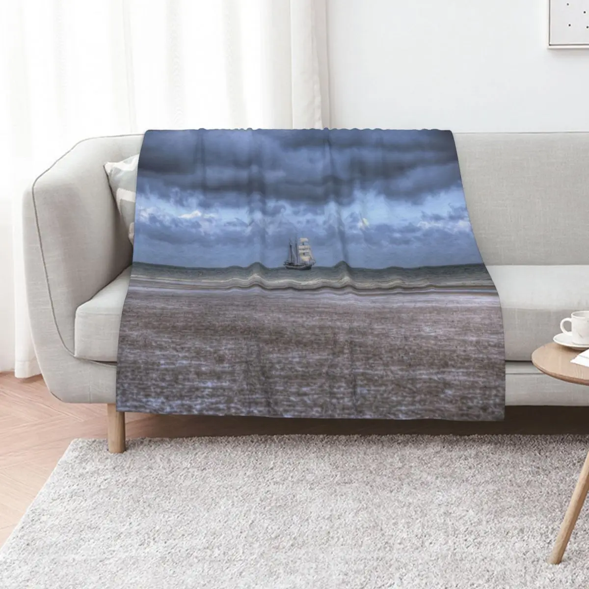 Age Of Sailing Throw Blanket Plaid Nap Designers Soft Decorative Throw valentine gift ideas Blankets