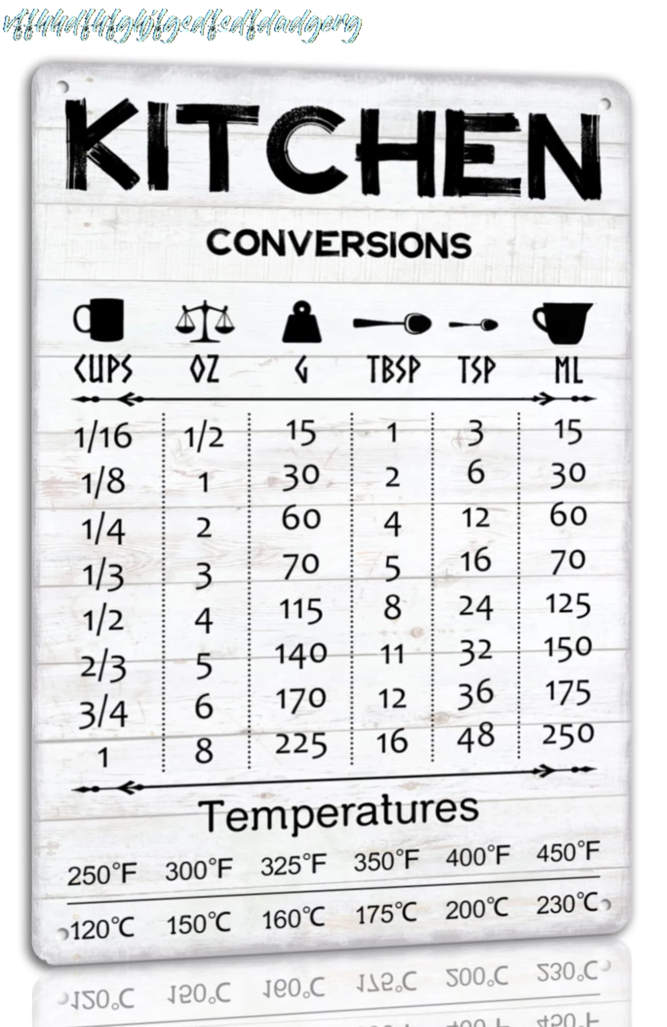 Kitchen Conversions Metal Sign Funny Kitchen Tin Signs Vintage Wall Decor For Farmhouse Home Kitchen 8x12 Inch sign