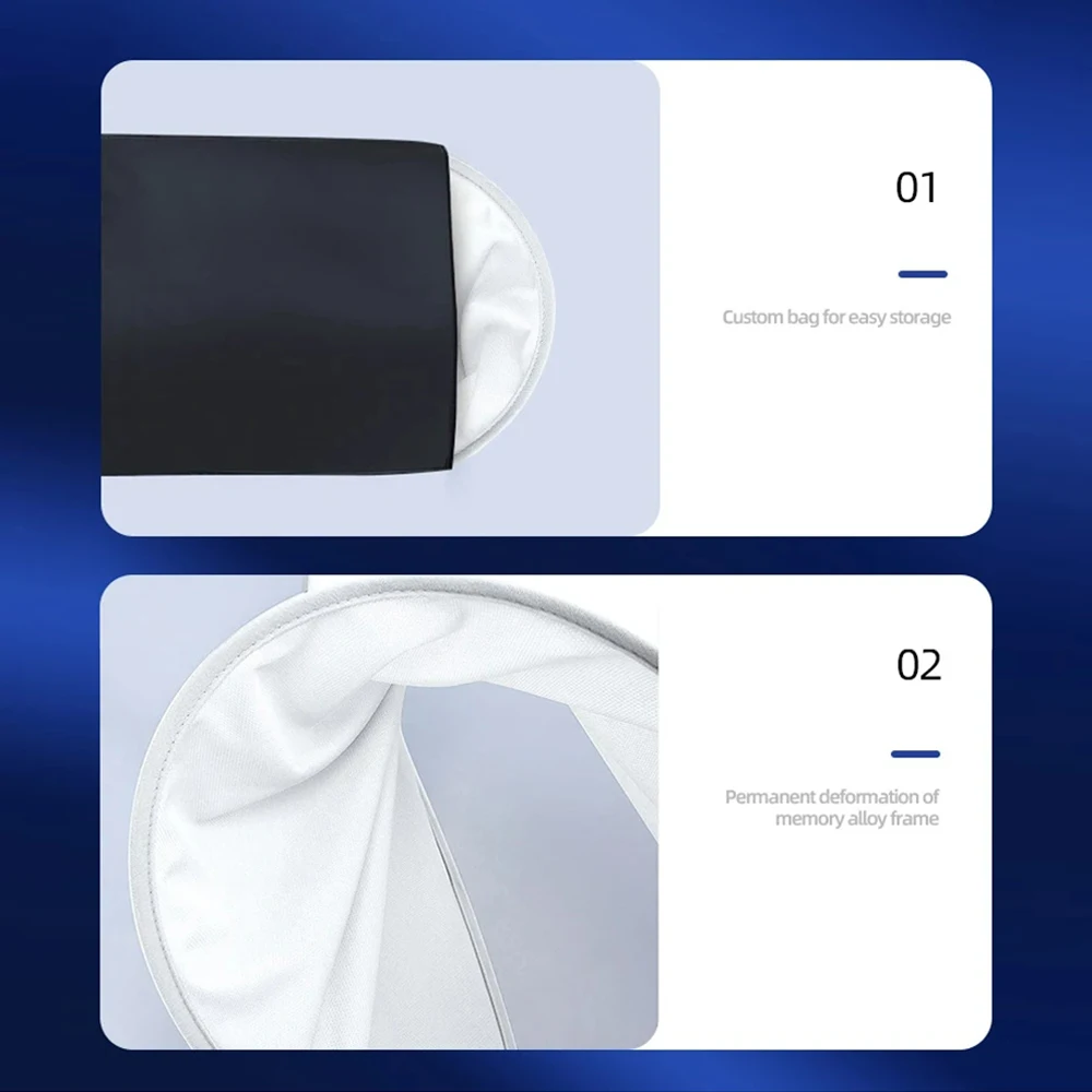 For Tesla Model 3 Y 2021-2024 Model 3 Highland New Upgrade Ice Cloth Buckle Sun Shades Glass Roof Sunshade Front Rear Sunroof