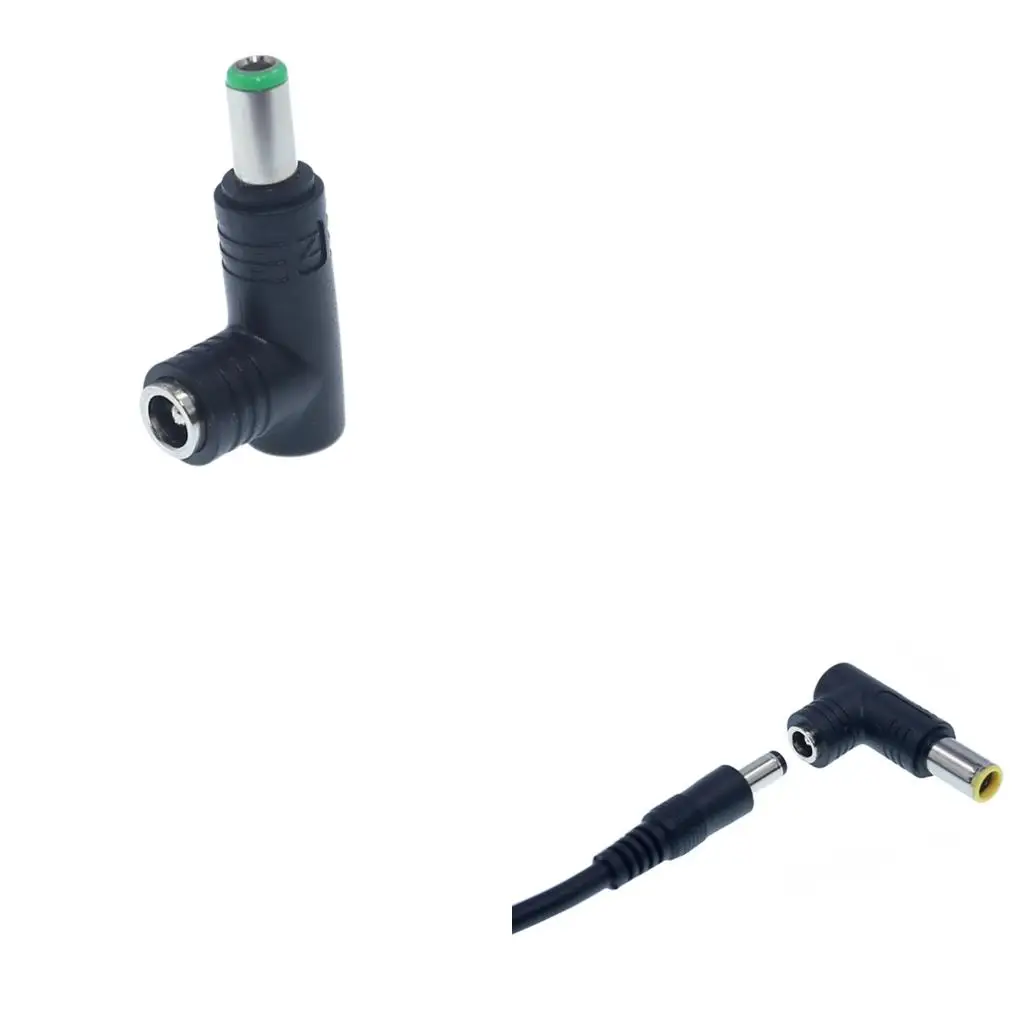  2PCS 240W Heavy Duty DC5.5x2.1mm Power Jacks Plug Adapter DC5525 Female Plug for Multiple Devices DC7.4x5.0HP/DC6.5x4.4mm