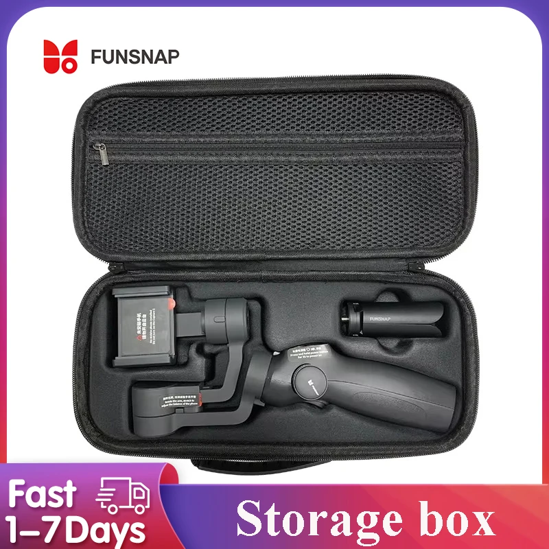 مثبت أفقي Funsnap التقاط 2S المحمولة مثبت أفقي حقيبة التخزين يده حقيبة التخزين الخاصة 600d نسيج النايلون
