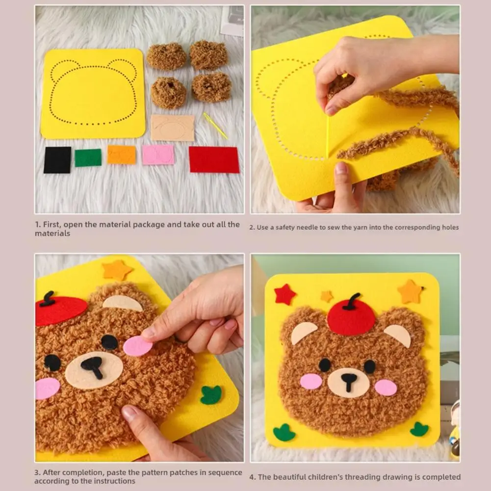 Kids Embroidery Craft Kit 4