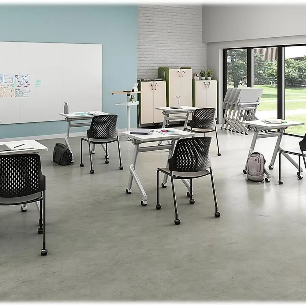 Dry Erase 1227DE Compact Corner Desk for Classrooms and Custom Learning Spaces