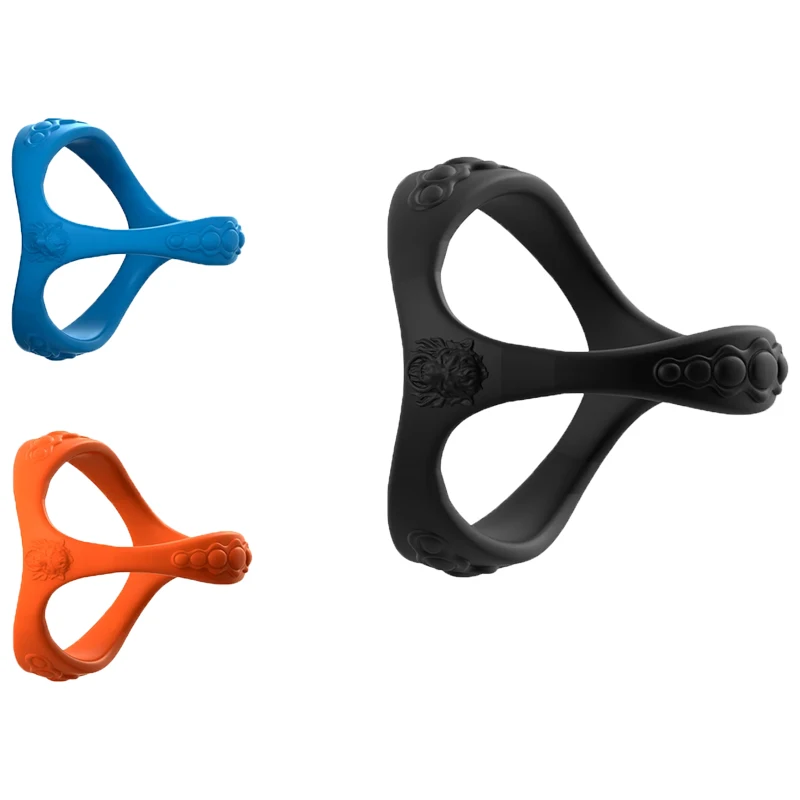 Silicone Scrotal Restraint Long Battle Ring Locking Ring Scrotal Bondage Locking Ring Male Delay Cock Ring Sex Toys For Men Gay