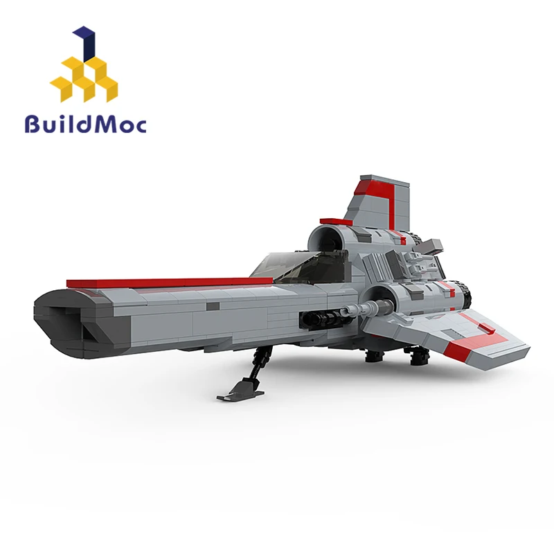 MOC Movie coloniali Viper MK1 versione 2.0 astronave Building Block High Tech Space Military Aircraft Model DIY Brick Toy Kid Gift