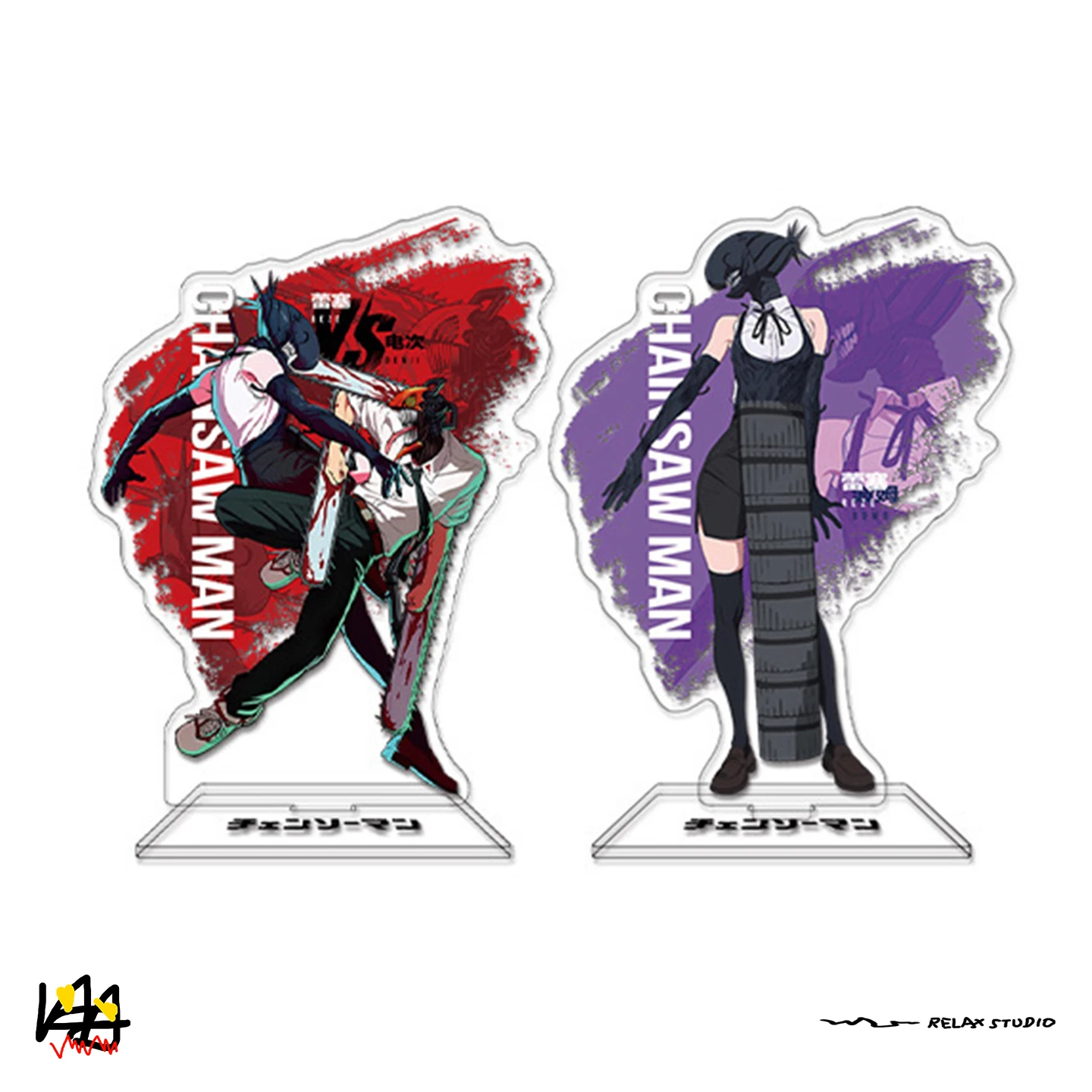 Stojak akrylowy Chainsaw Man Reze Arc, Pochita Denji Power, motyw anime, prezenty świąteczne, modne, urocze dekoracje dla fanów