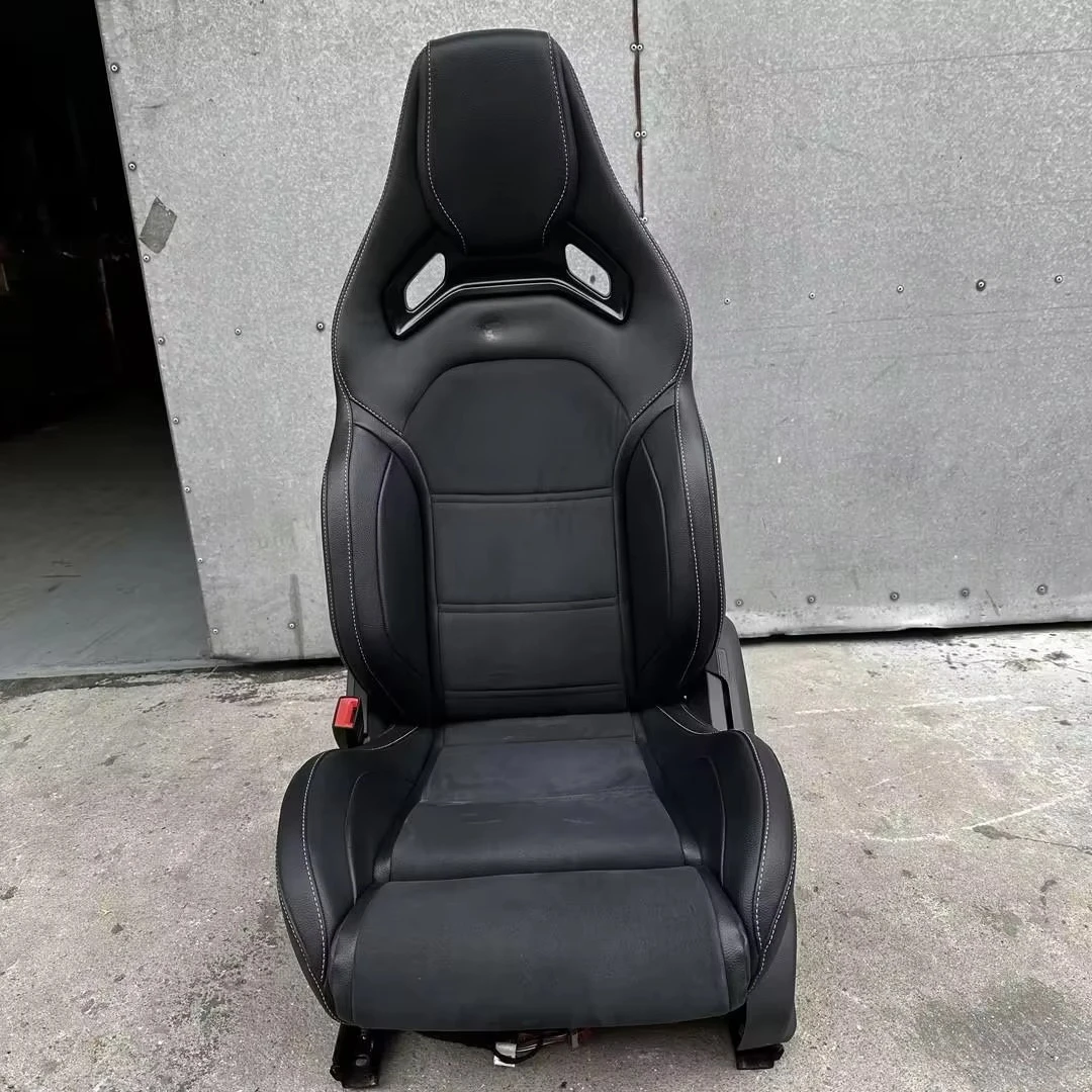 DOS Track‑Version Aero Sport Seats Carbon Fiber Leather & PVC For Mercedes‑Benz GT AMG Car Interior Tuning Parts
