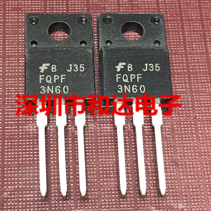 (5piece) FQFP3N60 3N60 TO-220F 600V 3A / FMV07N90E 07N90E 900V 7A / DPG20C300PN 300V 20A / D1264A 2SD1264A 200V 2A TO-220F