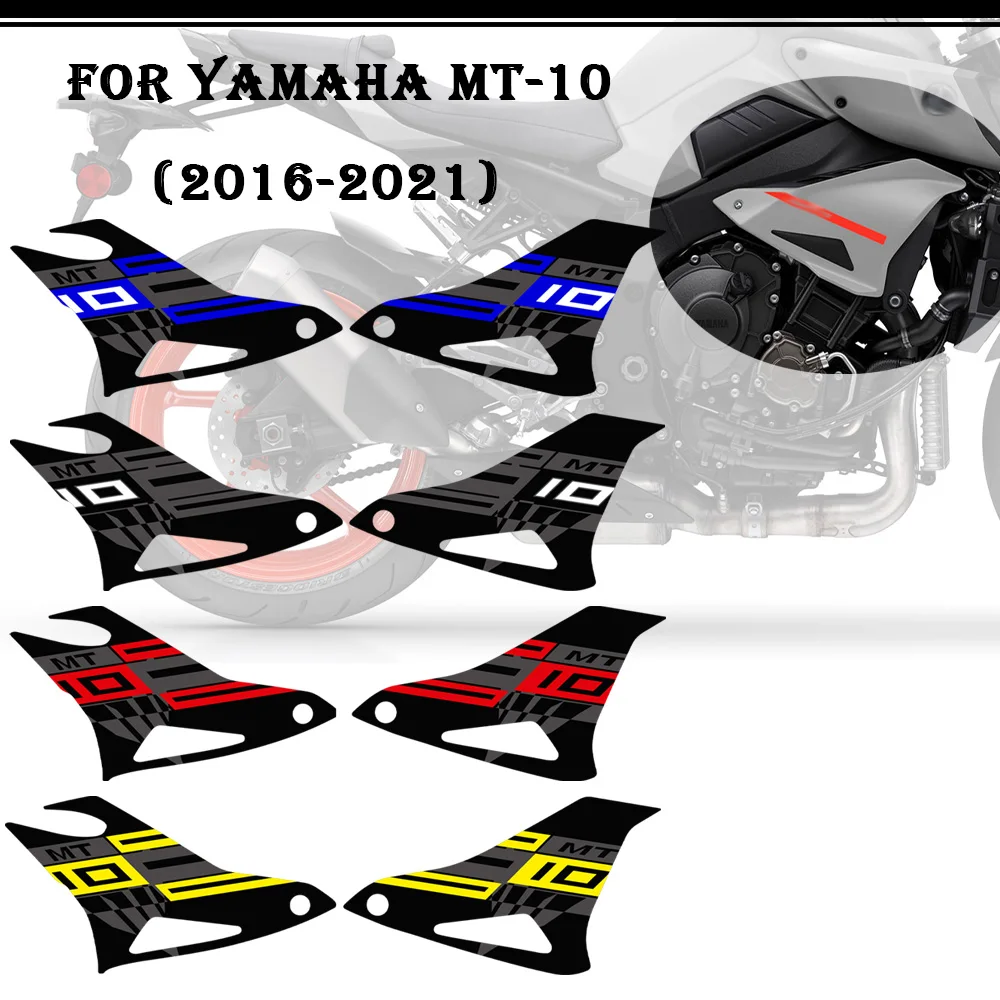 For Yamaha MT10 MT-10 FZ MT 10 NEW  Motorcycle Knee Stickers Tank Pad Paint Protector Fairing Accessories Decal Fuel Gas 2016 UP