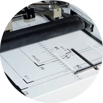 2in1 elektrische A3/A4 dubbele kop boekje bind- en vouwmachine