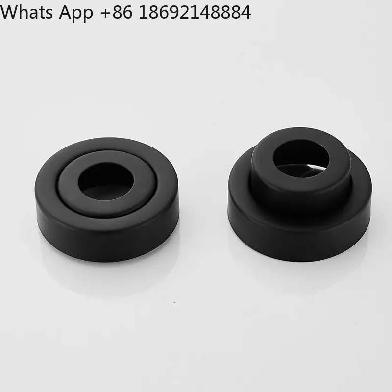 6 Points Shower Cover for Ugly Mixed Water Valve White Black Thickened Faucet Decorative Cover with Telescopic Adjustment