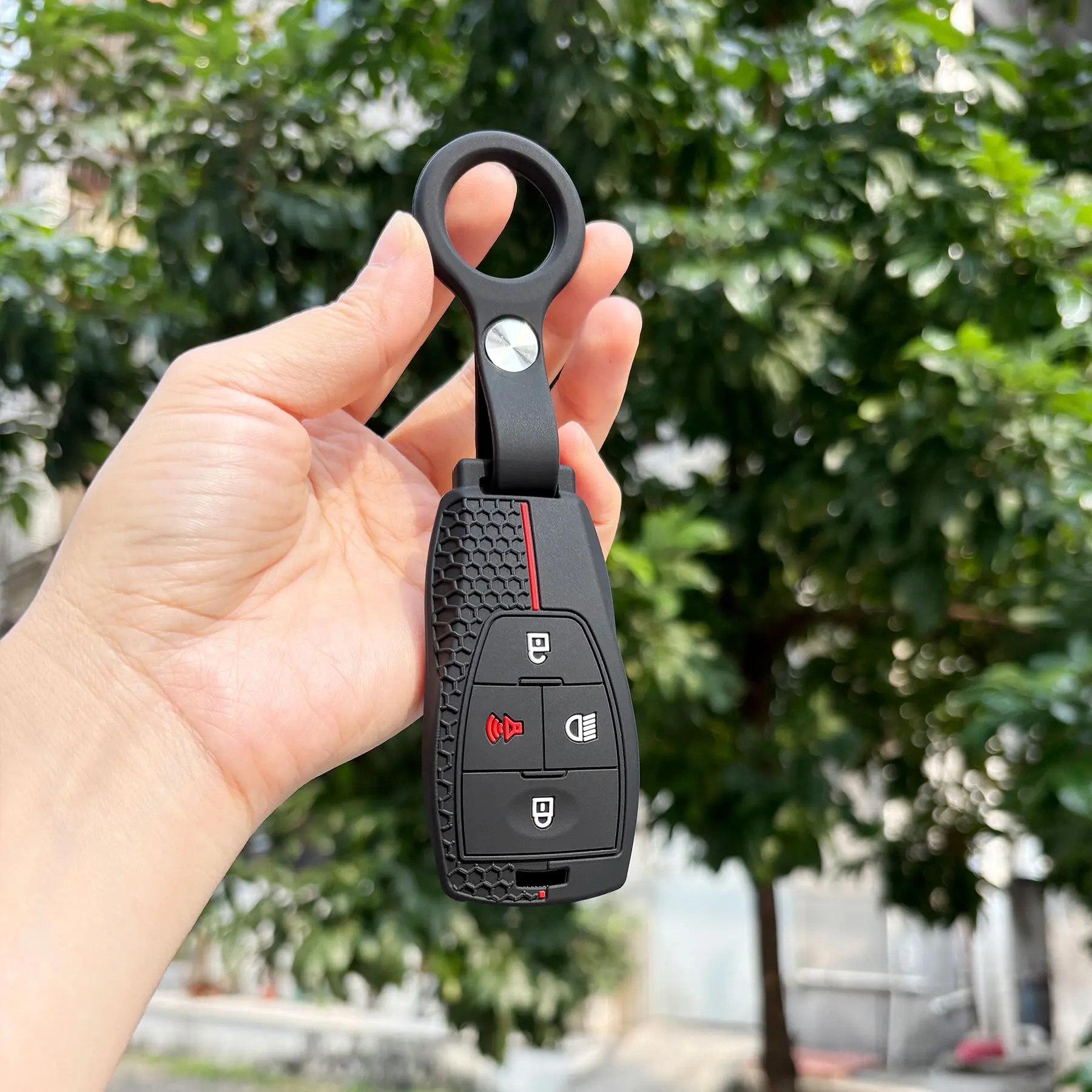 For Baic Beijing BJ40 BJ80 BJ30 BJ60 BJ90 BJ20 F40 U7 X7 EX5 EU5 X55 X35 X75 Ii EVO 5 Soft Fob Holder Key Cover Car Accessories image 2