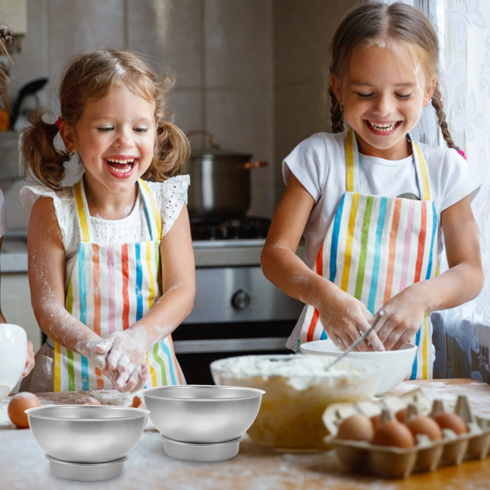 

2Sets Football Basketball Cake Mold Premium Aluminium Alloy Semicircle Shape Baking Mold for Biscuit Pudding DIY