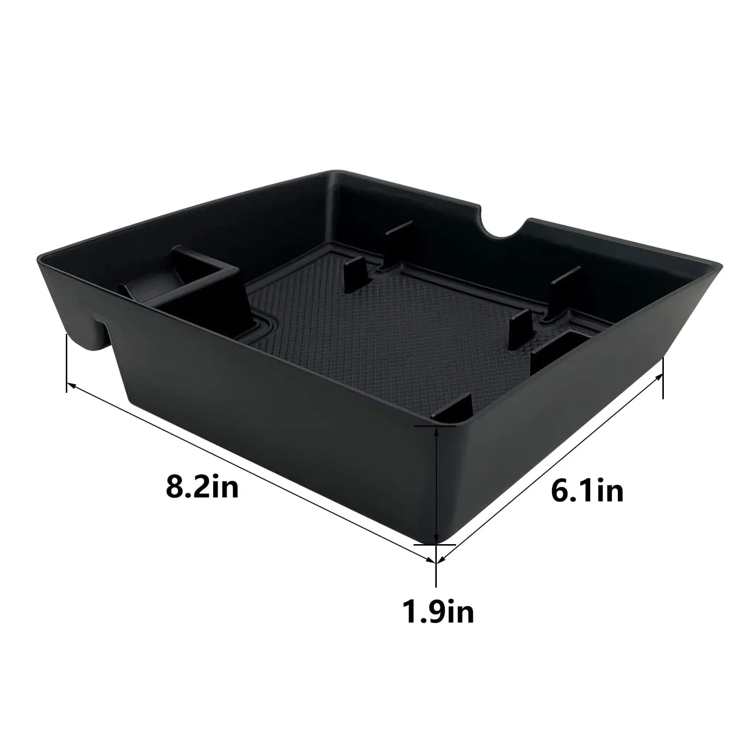 لوحة سيارة درج منظم لفورد F150 2015-2020 وحدة التحكم المركزية الأمامية داش إدراج حامل هاتف صندوق تخزين العملات المعدنية #6