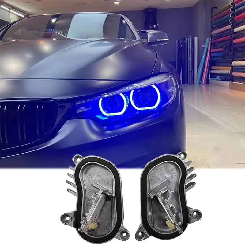 Blue 2018-2020 LED Headlight Angel Eyes DRL Chip Module For BMW F80 M3 LCI F32 F82 M4 F33 F83 F36 Daylight 63117493228 7493227