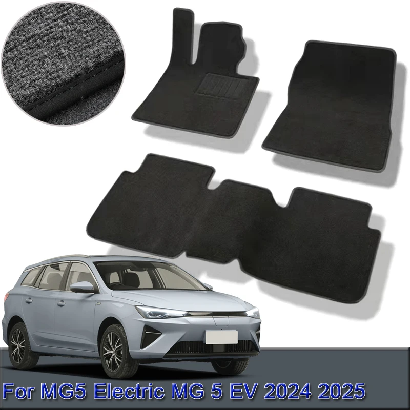 For MG5 Electric MG 5 EV 2024 2025 Custom Car Floor Mats Waterproof Non-Slip Floor Mats Interior Carpets Rug Foot Pads Accessory