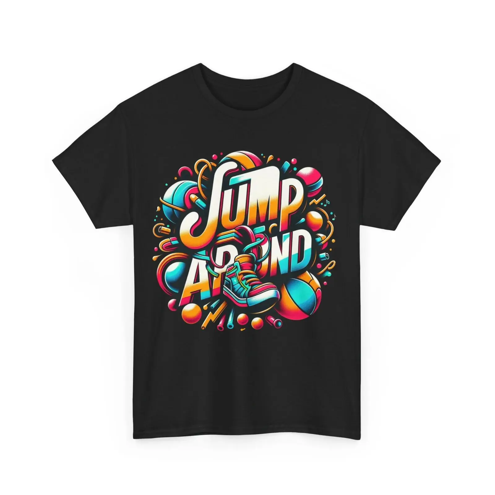 Retro Vibe Hopper Tee: Bounce Back to the Beat!