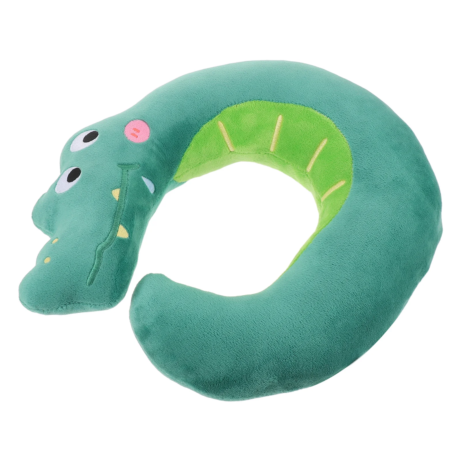 

Crocodile Neck Pillow Soft Pp Cotton U-Shaped Travel Pillow For Airplane Car Ergonomic 360° Support - Portable Breathable