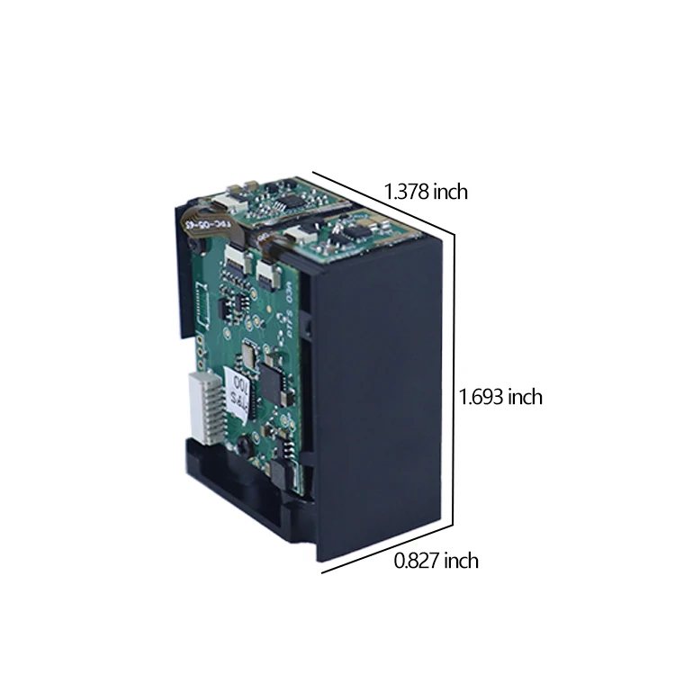 100HZ Mini Tof Lidar Sensor Long Distant Module 100m Laser Ranging Sensor Radar Module For Drone