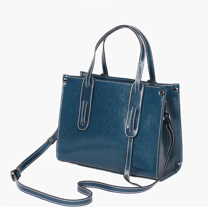 Women Handbag Shoulder Cross body Bag with Short Top Handles Designer Fashion Ladies Female Tote Genuine Leather Messenger