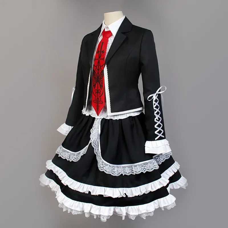 Ankunft Celestia Ludenberg Cosplay Set Yasuhiro Taeko Kostüm Danganronpa Charakter Uinform Halloween Kostüm für Frauen