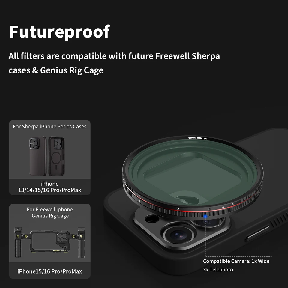 Freewell Gear VND 6-9 & CPL Filter für Eiger Matte Box Filter System Objektive