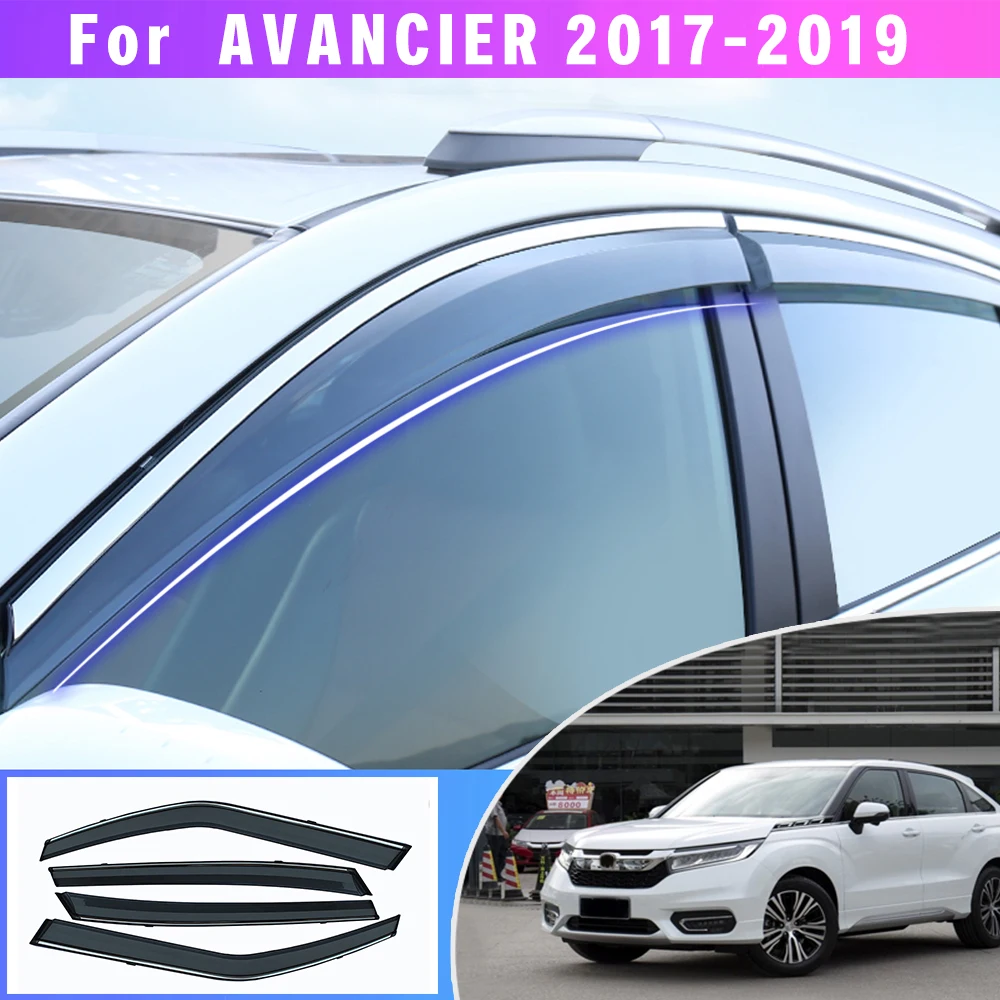 Weather Shield Window Sun Rain Visor For Honda Avancier UR-V 2016 2017 2018 2019 Deflector Guard Car Styling Auto Accessories