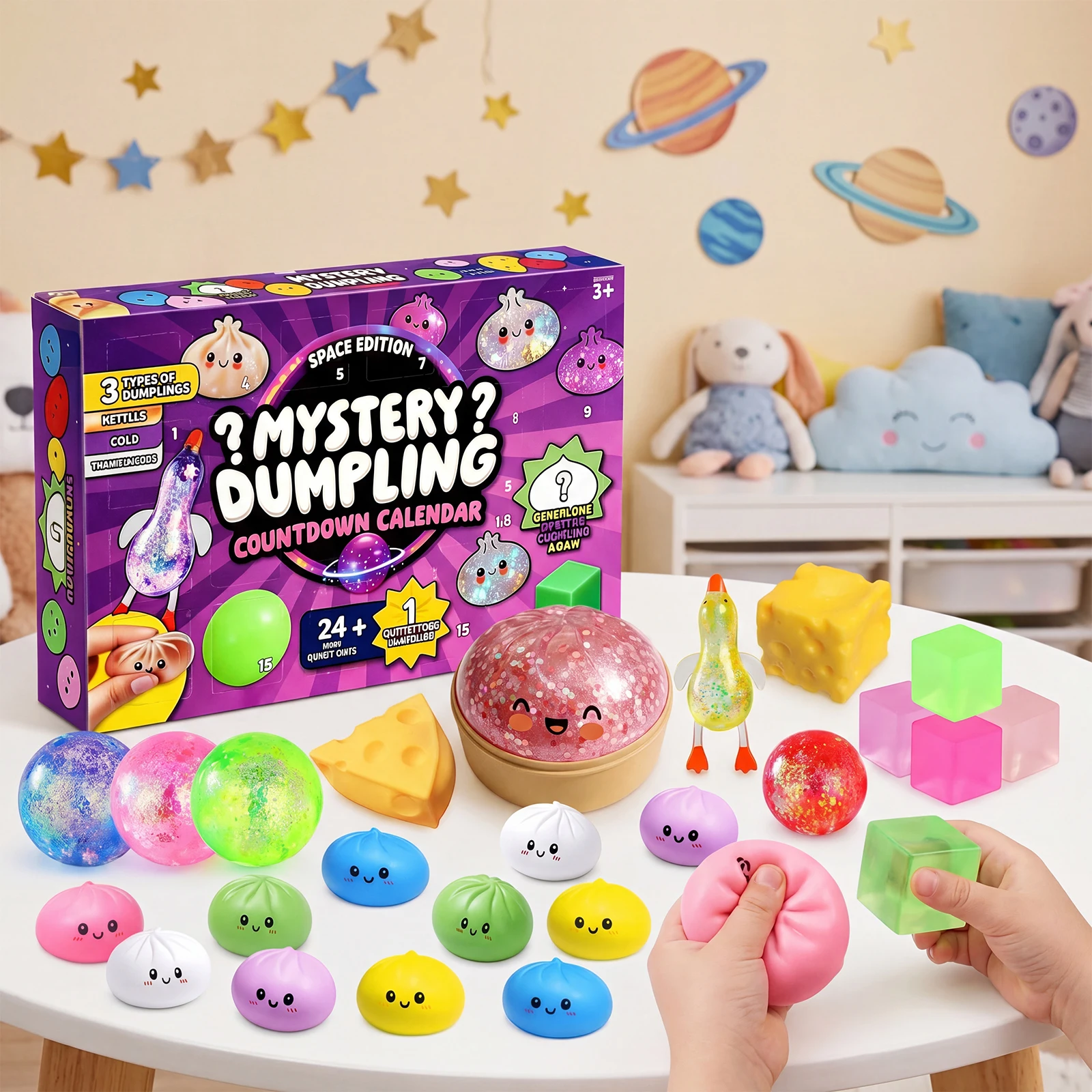 Calendário de Contagem Regress - Kids Toys Dumplings avaliação e preço