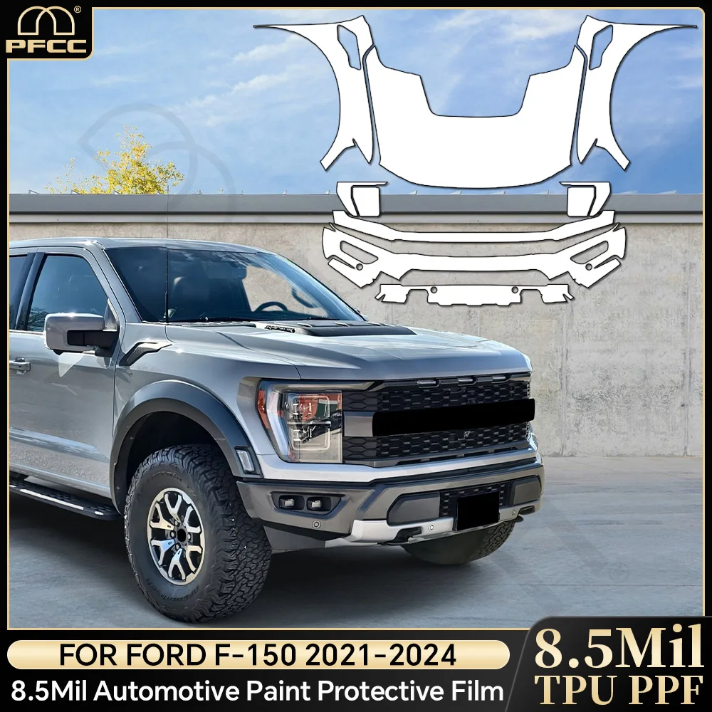 

Pre Cut PPF TPU Sticker for Ford F-150 22-23 Transparent Clear Kit Car Paint Protection Film Styling Body Decal Accessories