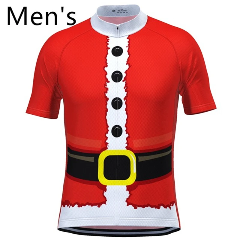 2022 Christmas Cycling Jersey Summer Men Women Mtb Jersey Camisa Ciclismo Bike Jerseys Bicycle Clothing Tops Short Sleeve Maillo