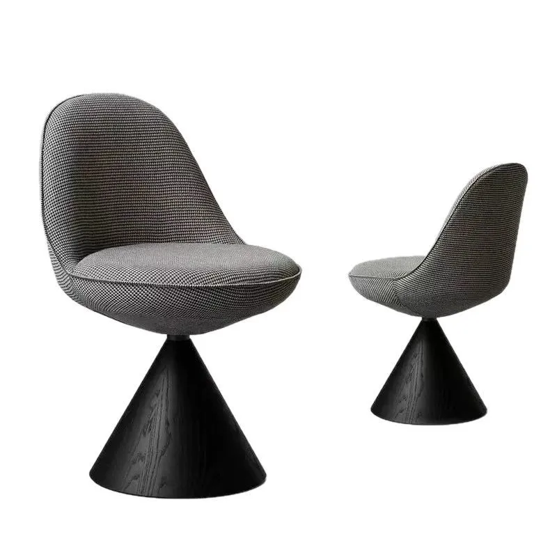 

Italian minimalist home backrest dining chair rotatable makeup stool designer bedroom dressing chair study desk chair
