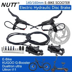 NUTT A5-D MTB Hydraulic Scooter Bike Disc Brake E-Bike Electric E Bicycle 140mm 160 Rotor Pad For KUGOO Dualtron Ultron Speedway