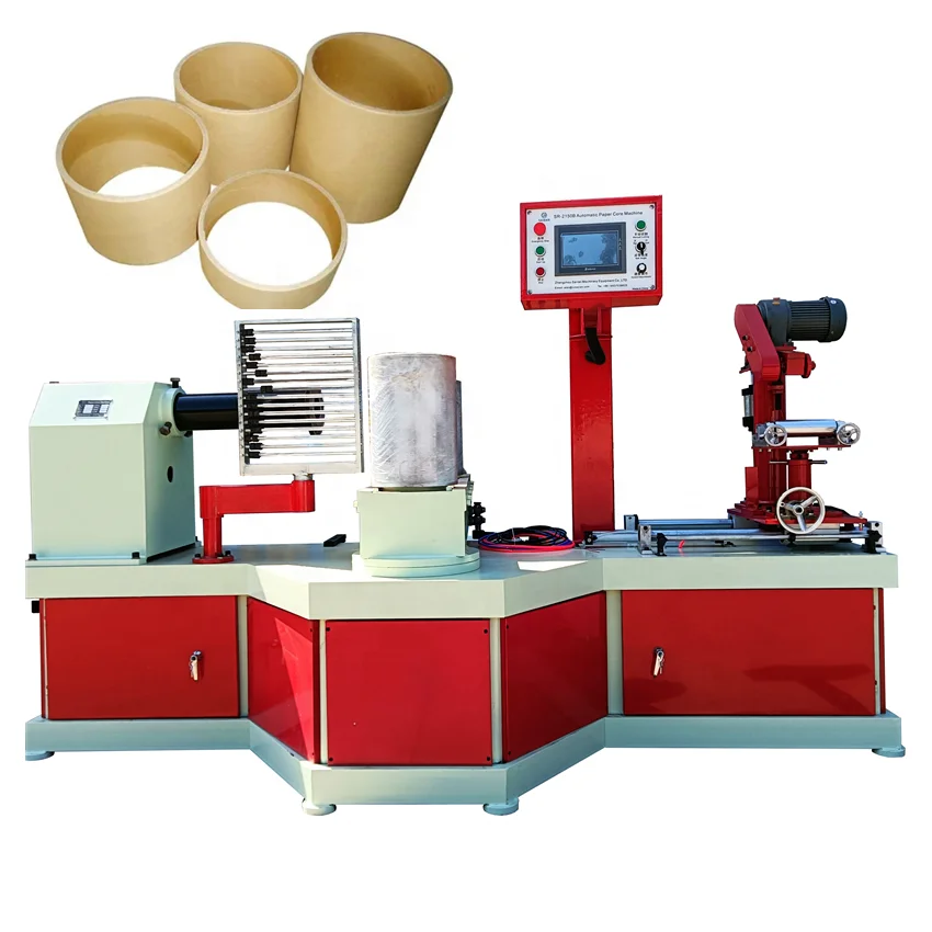 Pneumatic Multi Cutters Cardboard Tubes Carton Paper Core Cutting Machine