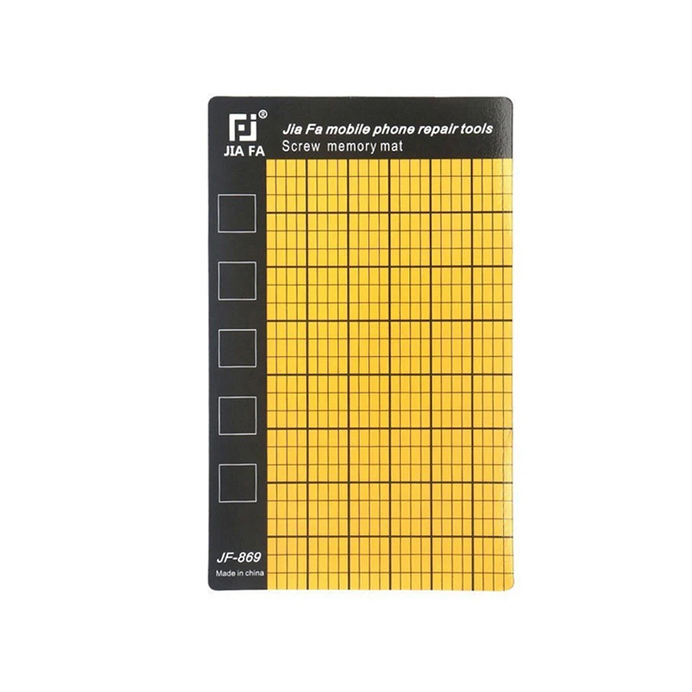 Magnetic Screw Memory Mat Mini Chart Work Pad for Little Small Screws Holds Repair Tools 5.7x3.5inch