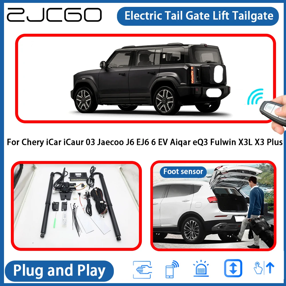 

for Chery iCar iCaur 03 Jaecoo J6 EJ6 6 EV Aiqar eQ3 Fulwin X3L X3 Plus Powered Tailgate Power Liftgate Electric Tail Gate Lift