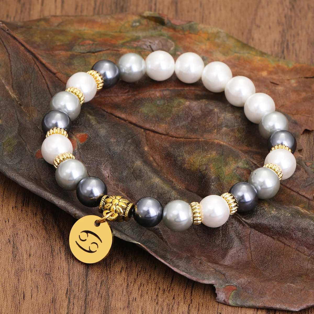 12-Zodiac Signs Vrouwen Shell  - Coupling 8Mm recensie en prijs