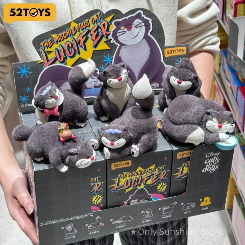 52TOYS バッドキャット ルシファー シリーズ ブラインドボックス - 手作りデスクトップ/車載用悪役猫オーナメント トレンドサプライズぬいぐるみ