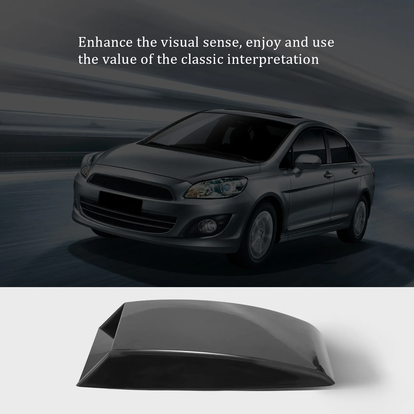 غطاء محرك السيارة الجديد، فتحة تهوية عالمية لتدفق الهواء باللون الأسود مع شبكة