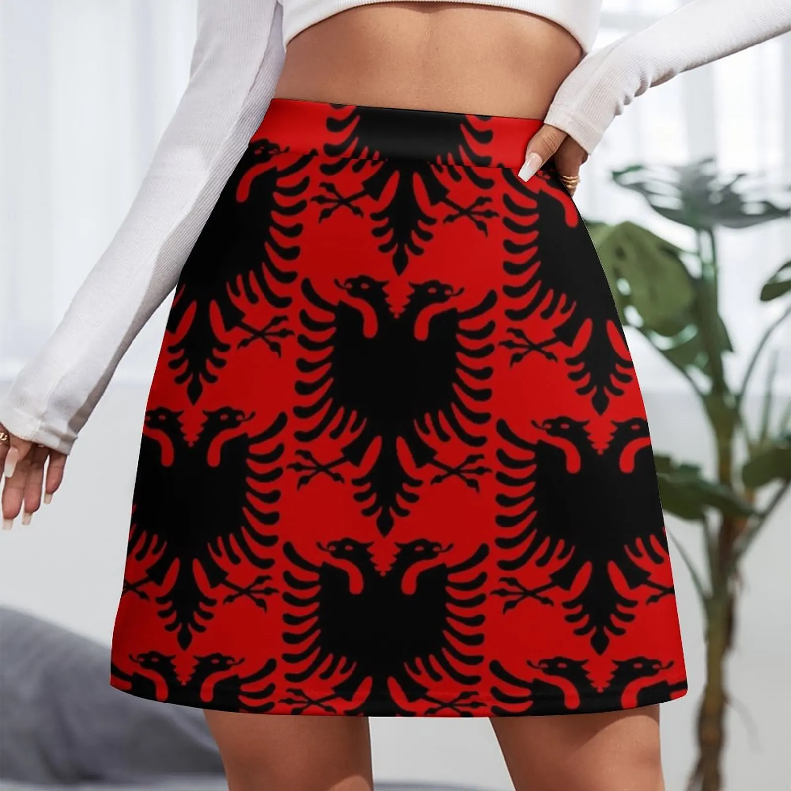 Shqipe - Albanian Griffin Mini Skirt Women's summer dress mini skirts kawaii skirt women's clothing trend 2023